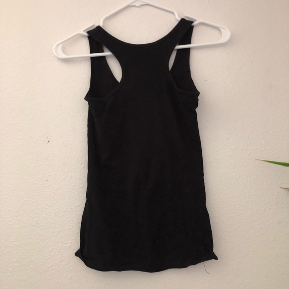 Black Racerback Tank Top - Picture 2 of 2